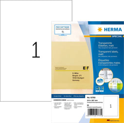 HERMA 10783 printeretiket