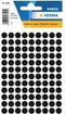 Herma 1849 VARIO UNIVERSELE Etiket Ø8mm Zwart 540st.