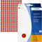 Herma 2212 Universele Etiketten Ø 8mm Rood - 5632 st.