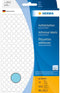 HERMA 2213 Universele etiketten blauw Ø 8 mm Papier 5632 St.