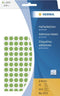 HERMA 2215 Universele etiketten groen Ø 8 mm Papier 5632 St.