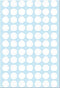 HERMA 2230 Universele etiketten wit 13 mm rond Papier 2464 St.