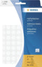 HERMA 2230 Universele etiketten wit 13 mm rond Papier 2464 St.