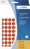 HERMA 2232 Universele etiketten rood 13 mm rond Papier 2464 St.