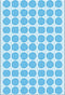 Herma 2233 Universele Etiketten Ø 13mm Blauw - 2464 st.