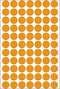 Herma 2234 Universele Etiketten Ø 13mm Fluor Oranje - 1848 st.