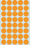 Herma 2254 Etiket Ø19mm Fluor-Oranje - 960 stuks