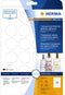 Herma 8023 Etiketten (A4) Ø 40 mm Folie, glanzend Transparant 600 stuk(s) Permanent Folie-etiketten