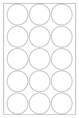 HERMA - Etiket 2277 rond 32mm transparant 240 stuks