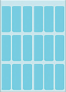 HERMA - Etiket herma 3653 12x34mm blauw 90 stuks
