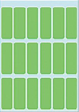 HERMA - Etiket herma 3655 12x34mm groen 90 stuks