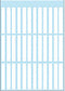 HERMA - Etiket 3735 5x35mm wit 252 stuks