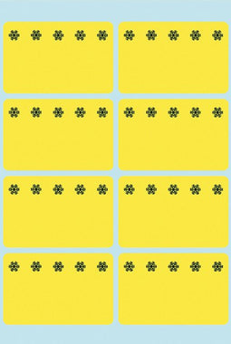 HERMA - Etiket herma 3771 26x40mm diepvries geel 48 stuks