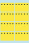 HERMA - Etiket herma 3771 26x40mm diepvries geel 48 stuks