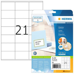 HERMA - Etiket herma 4361 70x42mm premium wit 525 stuks