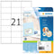 HERMA - Etiket herma 4361 70x42mm premium wit 525 stuks