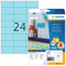 HERMA - Etiket herma 4468 70x37mm verwijderb blauw 480st