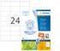 Herma Etiketten Recycling 70x36 100 Bl. DIN A4 2400 stuks 10823