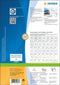 HERMA Etiketten wit 48.3x25.4 Premium A4 4400 st.