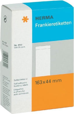 Herma Frankeeretiketten 163x44 500 stuks 4322