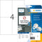 Herma Labels white 105x148 removable SuperPrint 100 pcs.