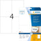 Herma Labels white 105x148 removable SuperPrint 100 pcs.