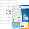 HERMA Labels white 105x35 SuperPrint 1600 pcs. Wit Zelfklevend printerlabel