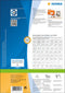 HERMA Labels white 105x35 SuperPrint 1600 pcs. Wit Zelfklevend printerlabel