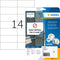 Herma Labels white 105x42,3 removable SuperPrint 350 pcs.