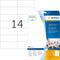 Herma Labels white 105x42,3 removable SuperPrint 350 pcs.