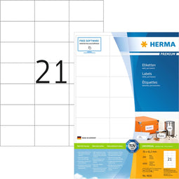 Herma Labels white 70x42,3 SuperPrint 4200 pcs.