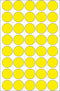Herma multif.etik. geel rond 19 32 vel 111x170 1280 stuks 2251
