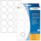 Herma multif. etik. wit rond 32 32 vel 111x170 480 stuks 2270
