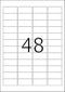 Herma naamplaatjes et. 45,7x21,2 25 vel DIN A4 1200 stuks 4221