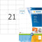 HERMA premium etiketten wit 70X42,3mm 10 vel A4 210 stuks