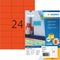 Herma printeretiketten Labels red 70x37 SuperPrint 2400 pcs.