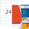 Herma printeretiketten Labels red 70x37 SuperPrint 2400 pcs.