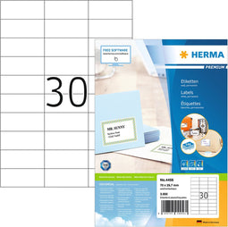 Herma printeretiketten Labels white 70x29,7 SuperPrint 3000 pcs.
