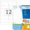 Herma printeretiketten Labels wit 97x42,3mm papier 2400 St.