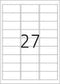 HERMA Typeenschildetiketten A4 63,5x29,6 mm Folie 675 Stuks