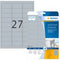 HERMA Typeenschildetiketten A4 63,5x29,6 mm Folie 675 Stuks