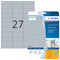 HERMA Typeenschildetiketten A4 63,5x29,6 mm Folie 675 Stuks