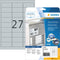 HERMA Typeenschildetiketten A4 63,5x29,6 mm Folie 675 Stuks