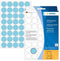 HERMA Universele etiketten 2253 blauw Ø19 mm 1280 St.