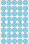 HERMA Universele etiketten 2253 blauw Ø19 mm 1280 St.