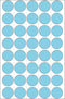 HERMA Universele etiketten 2253 blauw Ø19 mm 1280 St.