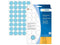 HERMA Universele etiketten 2253 blauw Ø19 mm 1280 St.