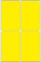 HERMA Vielzwecketiketten geel 52x82 mm Papier mat 128 St.