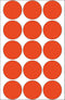HERMA Vielzwecketiketten rood 32 mm rond Papier 480 St.