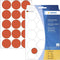 HERMA Vielzwecketiketten rood 32 mm rond Papier 480 St.